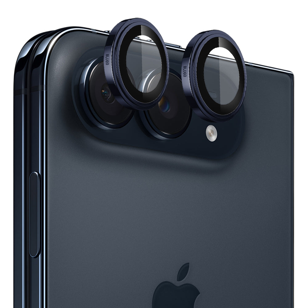 Pellicola protettiva per fotocamera posteriore Blueo Sapphire Crystal per Apple iPhone Duo, vetro temperato, blu
