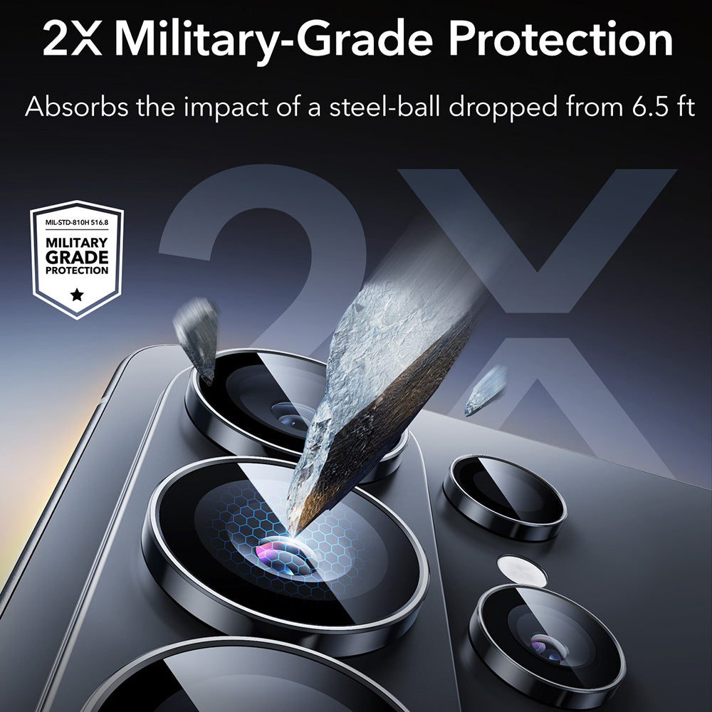 Pellicola Protettiva Posteriore ESR Armorite per Samsung Galaxy S26 Ultra S948, Vetro Temperato, Nero