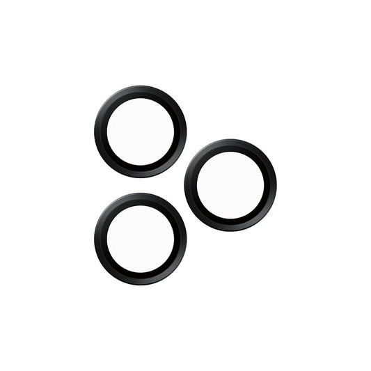 Pellicola protettiva per Fotocamera Posteriore PanzerGlass Hoops per Apple iPhone 16 Pro Max / 16 Pro, Vetro Temperato, Nero