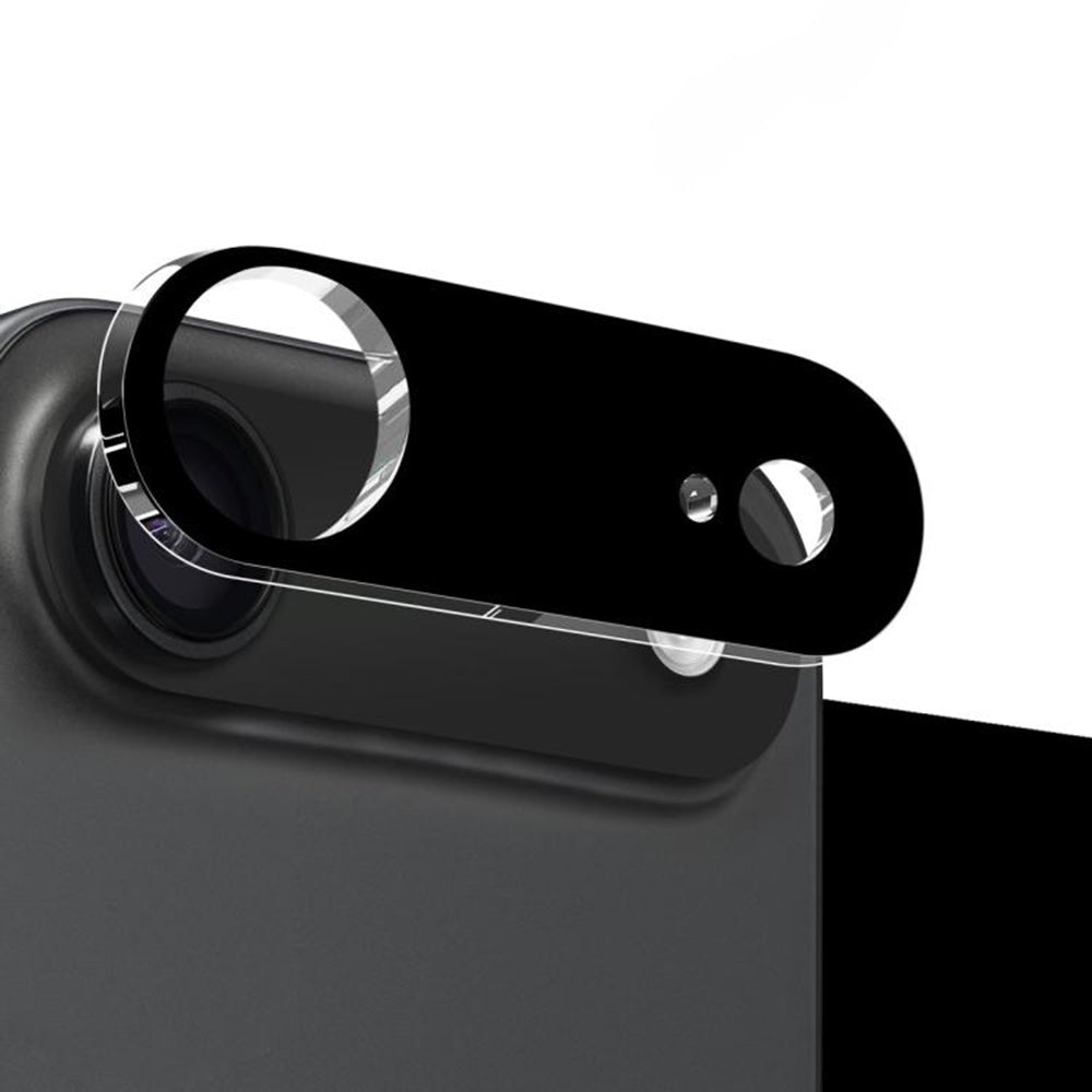 Pellicola protettiva Techsuit per la fotocamera posteriore di Apple iPhone 17 Air, Vetro Temperato, Nero