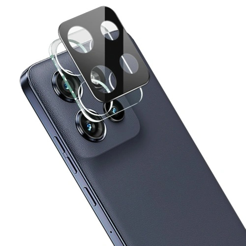 Techsuit Rear Camera Protective Film for Motorola ThinkPhone 25 / Edge 50 Neo, Tempered Glass, Black