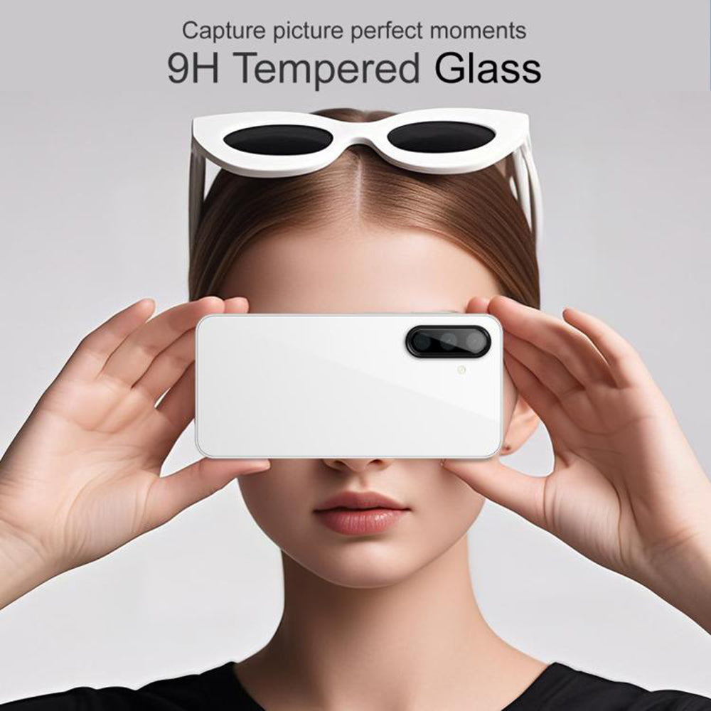 Pellicola protettiva per fotocamera posteriore Techsuit per Samsung Galaxy A17 4G / A17 5G, vetro temperato, nero