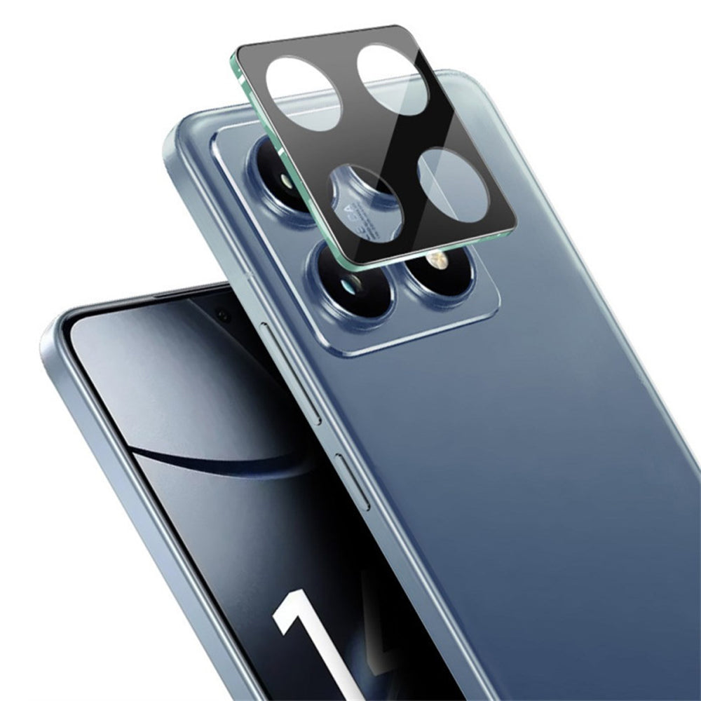 Pellicola protettiva per fotocamera posteriore Techsuit per Xiaomi 14T Pro, vetro temperato, nero