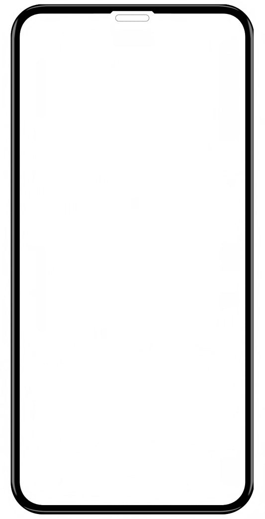 Veason Screen Protector per Apple iPhone 11/XR, vetro protetto, colla completa, 6D, nero