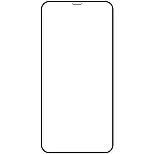 Protezione dello schermo Veason PRO per Apple iPhone 12 Pro Max, vetro protetto, colla completa, 6D, nero