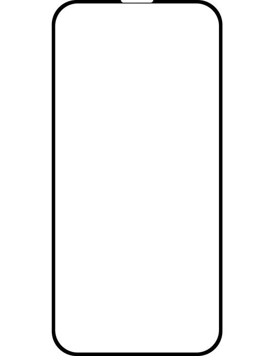 Protezione dello schermo OEM per Apple iPhone 16 Pro Max, vetro schermato, colla completa, 5D, nero