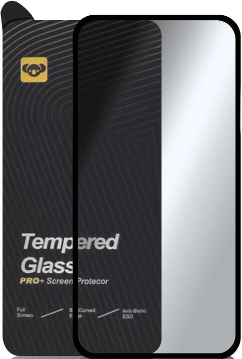 Pellicola protettiva per schermo Bear PRO+ per Motorola Moto G15 / G15 Power, Vetro temperato, Full Glue, Nero