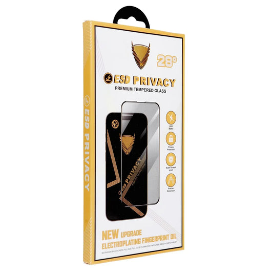 Pellicola Protettiva Schermo Privacy OG Premium per Apple iPhone 17 Pro, Vetro Temperato, Full Glue