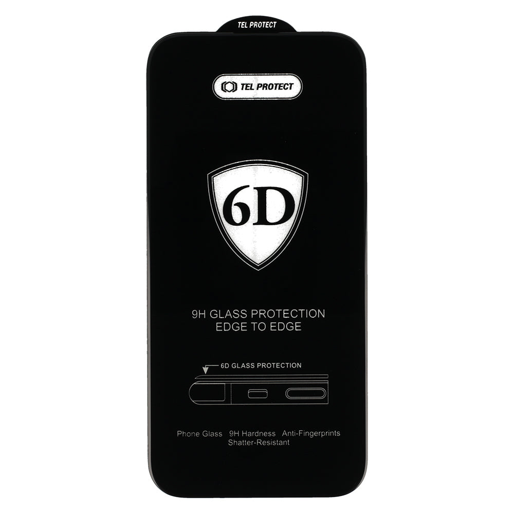 Pellicola protettiva schermo OEM per Samsung Galaxy S26 S942, Vetro temperato, Full Glue, 6D, Nero