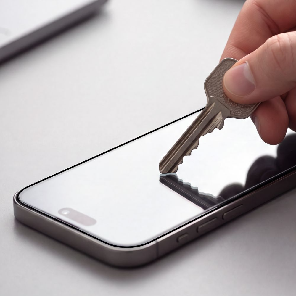 Tech-Protect OneTouch Screen Protector for Apple iPhone 18 Pro / 17 Pro, Tempered Glass, Full Glue, Set of 2 pieces, Transparent