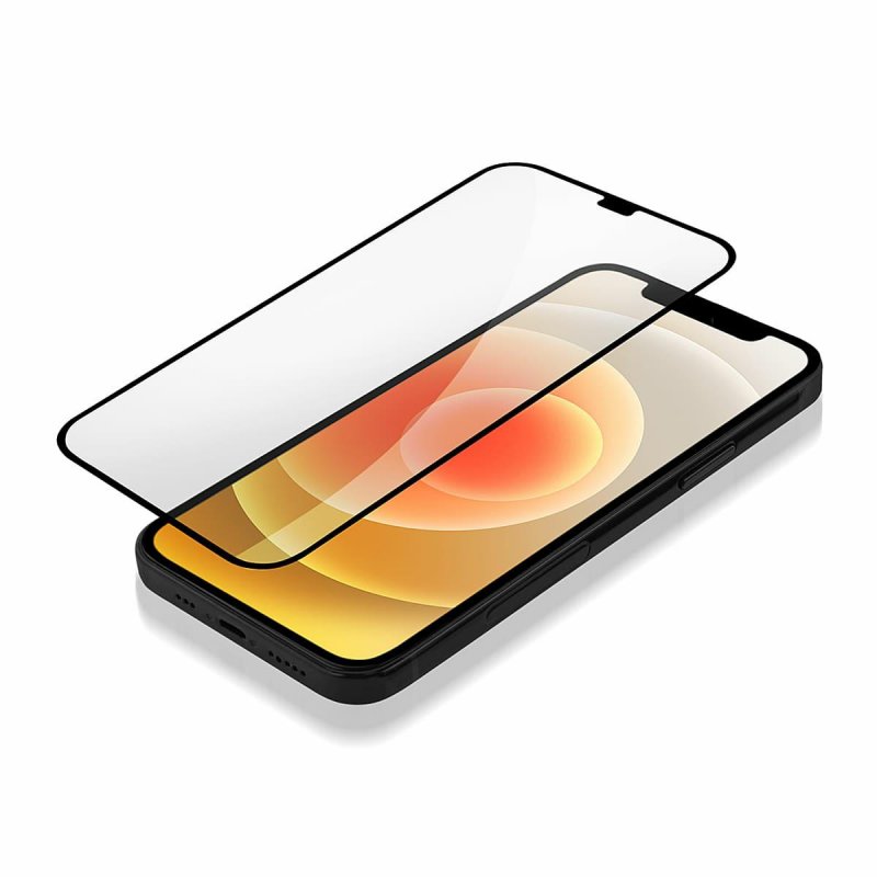 Pellicola protettiva per schermo OEM OG Premium per Apple iPhone 11 / XR, Vetro temperato, Full Glue, Nero
