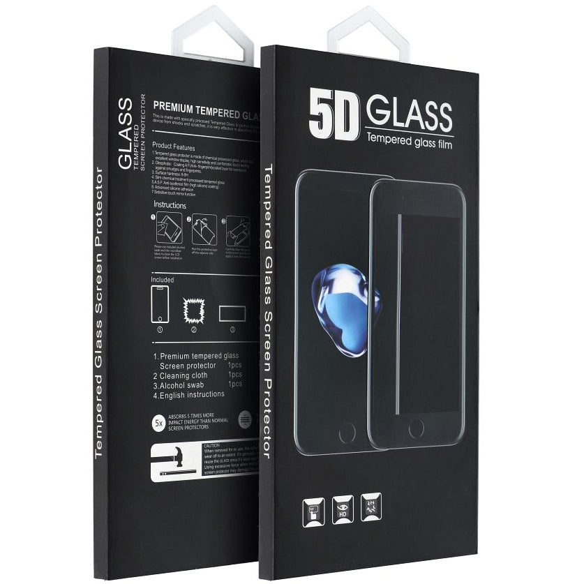 Proteggi schermo OEM Privacy per Apple iPhone 16 Pro, colla completa, 5D, vetro protetto, 5D