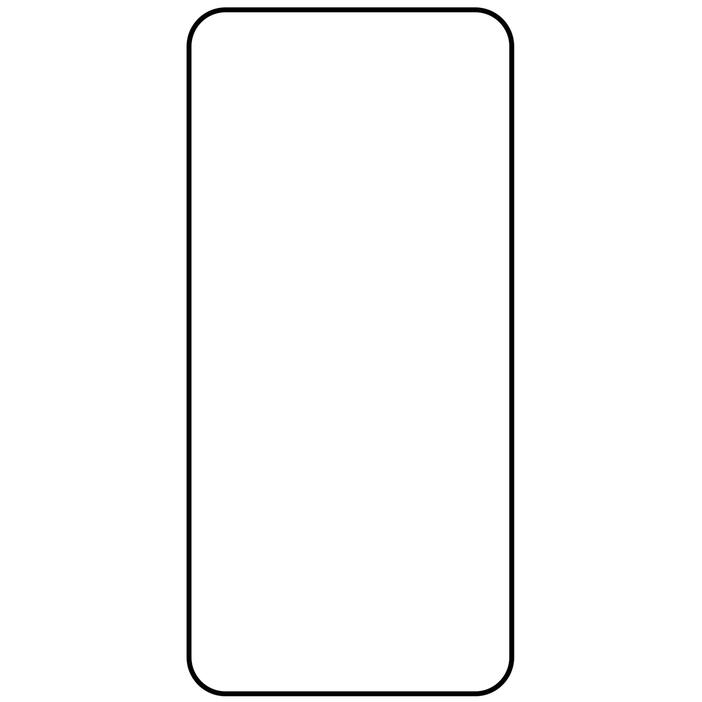 Pellicola protettiva schermo OEM per Samsung Galaxy A36 A366, Vetro Temperato, Full Glue, 5D, Nero