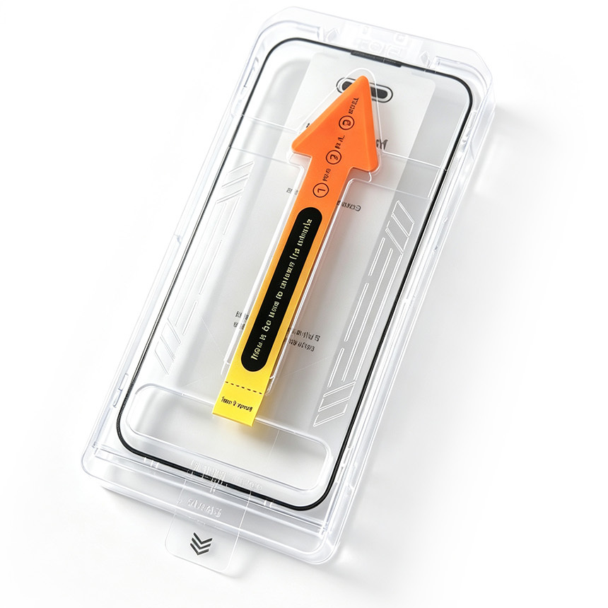 Pellicola protettiva per schermo OEM Dust Free Easy Fit per Samsung Galaxy S24 Ultra S928, Vetro temperato, Full Glue, Nera
