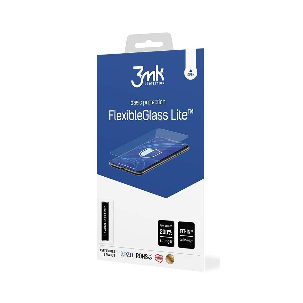 Pellicola Protettiva Schermo 3MK FlexibleGlass Lite per Motorola Moto G06 Power / G06, Vetro Flessibile, Full Glue