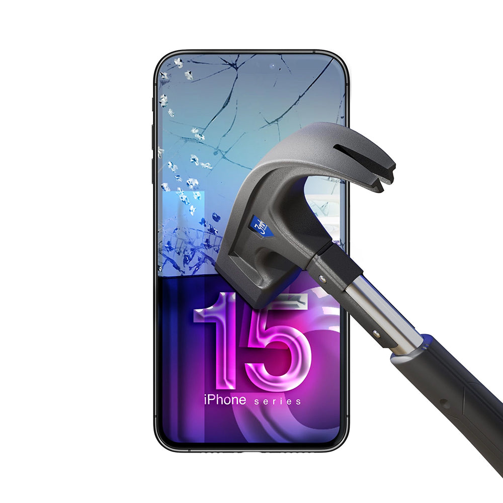 Pellicola protettiva per schermo 3MK FlexibleGlass per Apple iPhone 15, Vetro Flessibile, Full Glue