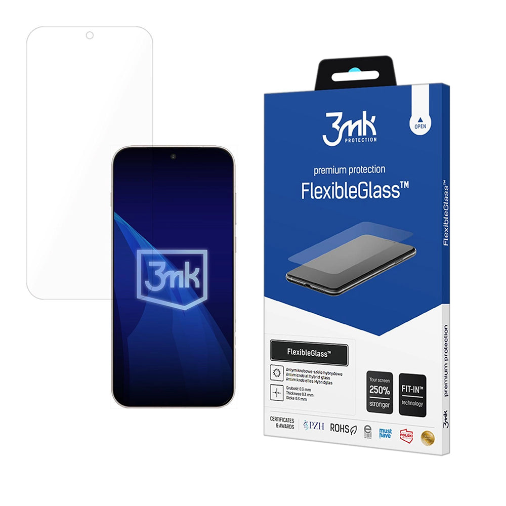 3MK FlexibleGlass Screen Protector for OnePlus 15, Flexible Glass, Full Glue