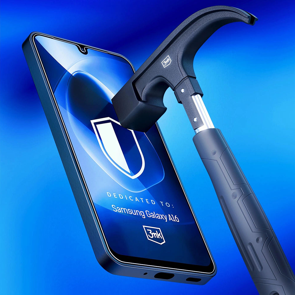Pellicola Protettiva Schermo 3MK FlexibleGlass per Samsung Galaxy A15 5G A156 / A15 A155, Vetro Flessibile, Full Glue