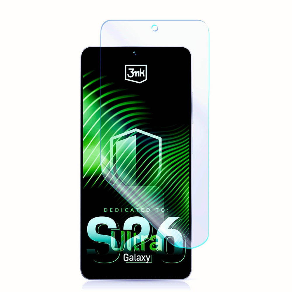 Pellicola Protettiva Schermo 3MK FlexibleGlass per Samsung Galaxy S26 Ultra S948, Vetro Flessibile, Full Glue