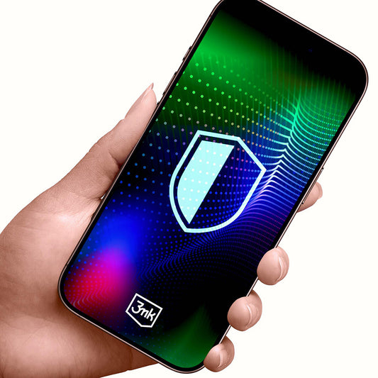 Pellicola Protettiva Schermo 3MK Hardy Ultra per Apple iPhone 17 Pro Max, Vetro Temperato, Full Glue, Nera