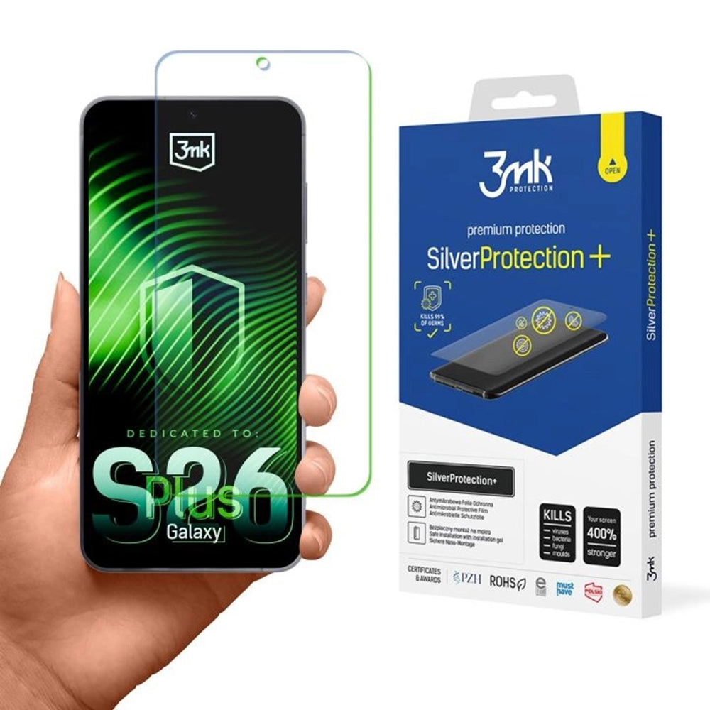 Pellicola protettiva Schermo 3MK Silver Protect+ per Samsung Galaxy S26 Plus, Plastica