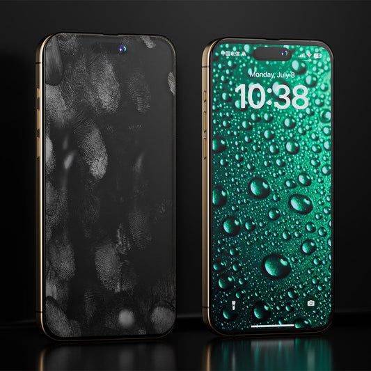 Pellicola protettiva per schermo Anank 3X Rinforzata Invisibile per Apple iPhone 16 Pro Max, Vetro Temperato, Colla Completa, 3D, Nera