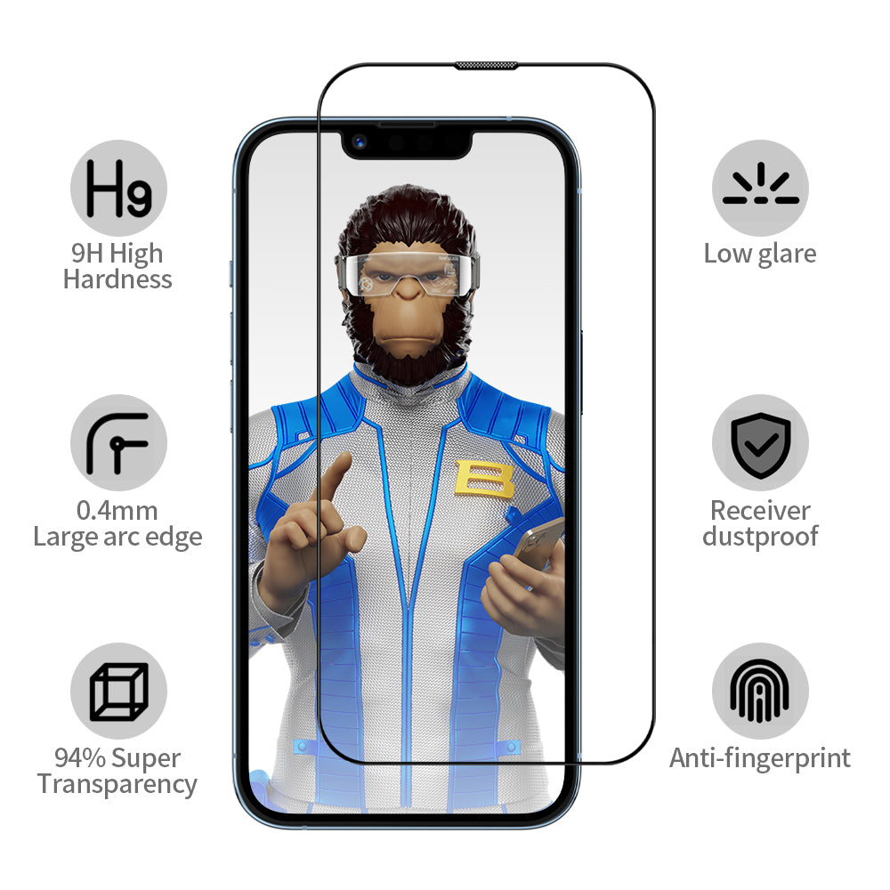Pellicola Protettiva Schermo Blueo Anti-Riflesso HD per Samsung Galaxy S26 S942, Vetro Temperato, Full Glue, Nera