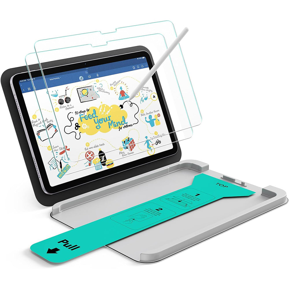Pellicola protettiva schermo ESR Paper Feel UltraFit per Apple iPad (2025) / (2022), Plastica, Set 2 pezzi