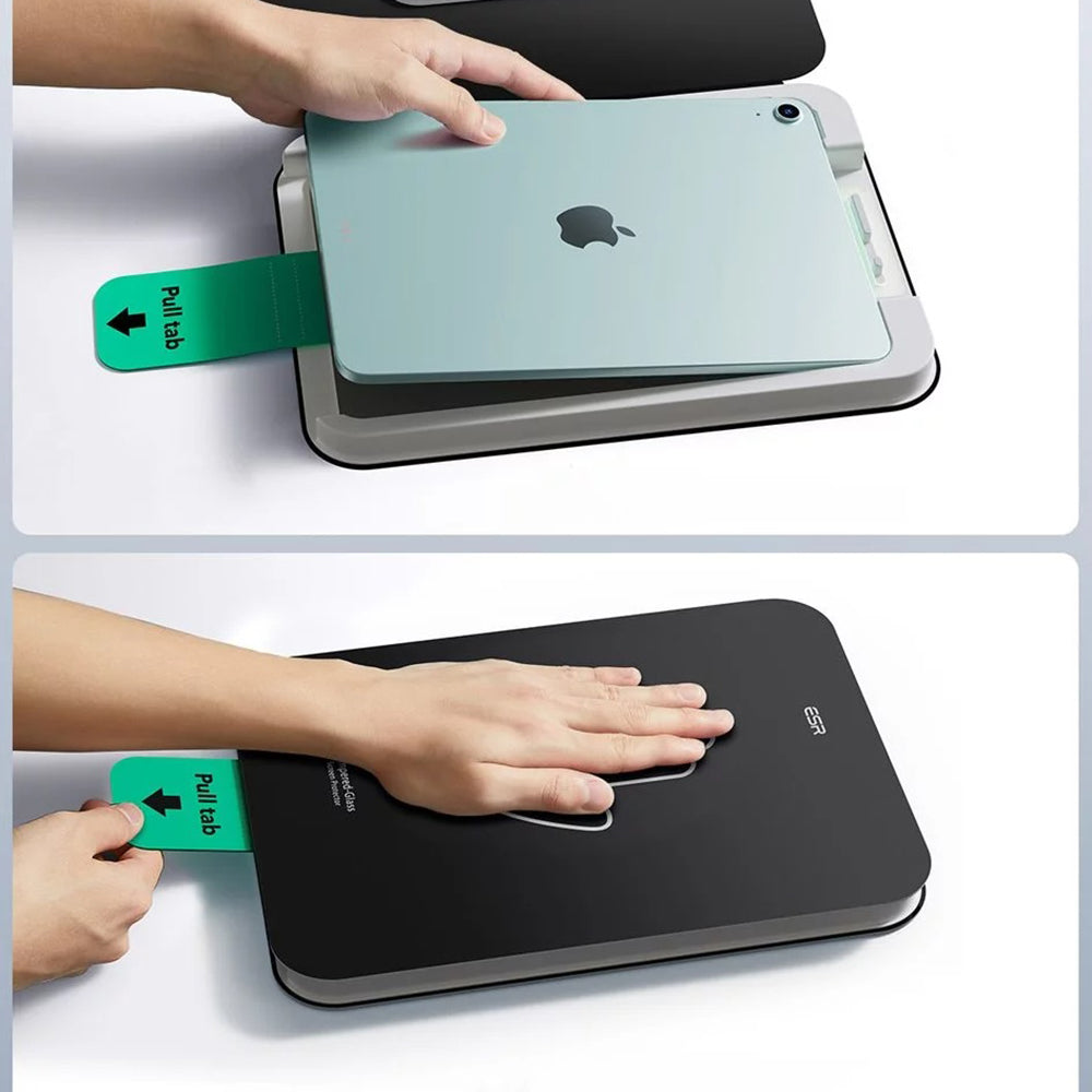 Pellicola protettiva per schermo ESR UltraFit per Apple iPad Air 11 (2026) / Air 11 (2025), Vetro temperato, Full Glue, Set da 2 pezzi