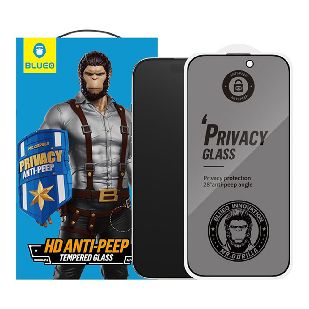 Pellicola Protettiva Schermo Esterno Privacy Blueo Anti-Peep per Samsung Galaxy Z Fold8 F971, Vetro Temperato, Colla Completa