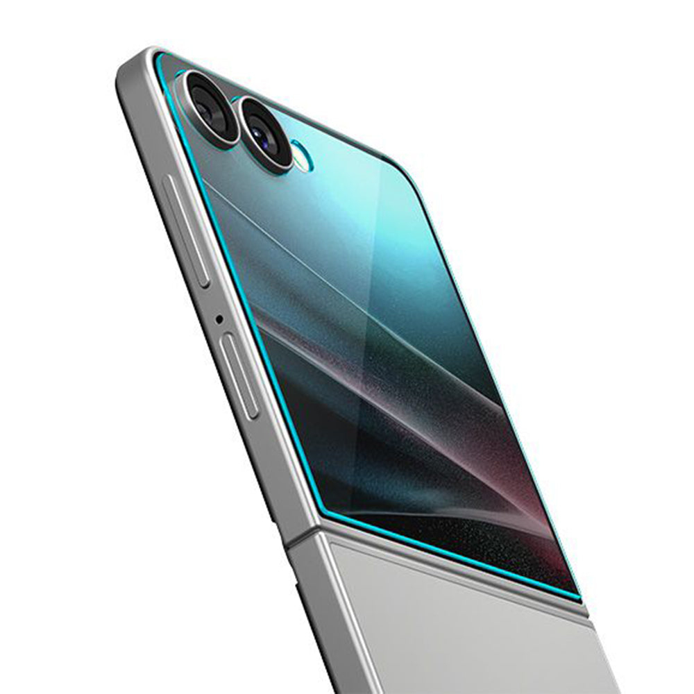 Pellicola Protettiva Esterna Schermo Spigen GlastR EZ FIT per Samsung Galaxy Z Flip7 F766, Vetro Temperato, Full Glue