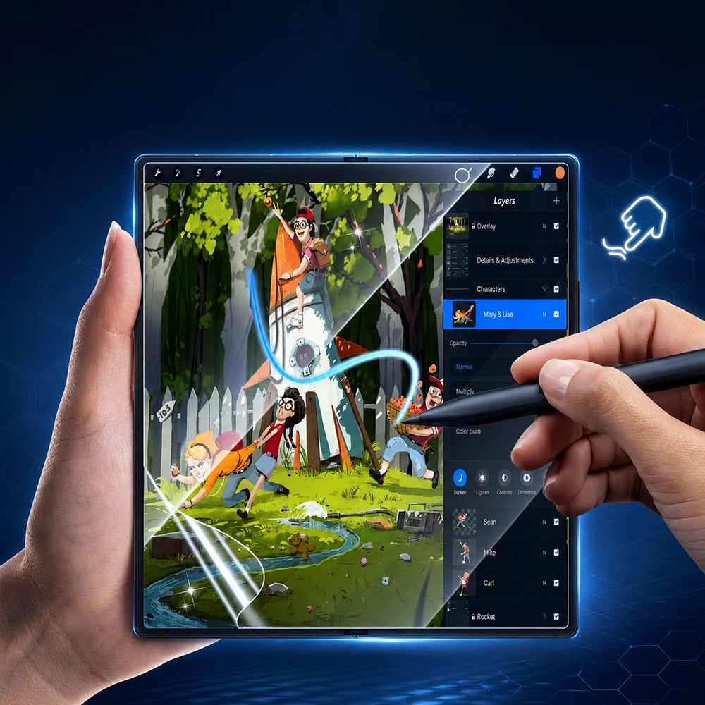 Pellicola protettiva per schermo interno Blueo HD per Samsung Galaxy Z Fold8 F971, plastica