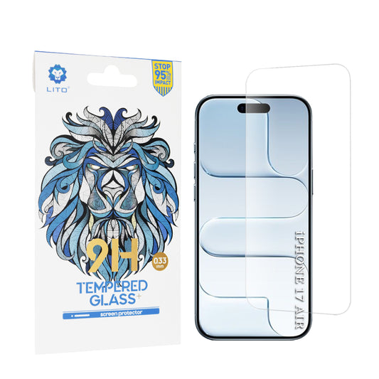 Pellicola Protettiva Schermo Lito Classic per Apple iPhone 17 Air, Vetro Temperato, Full Glue, 2.5D