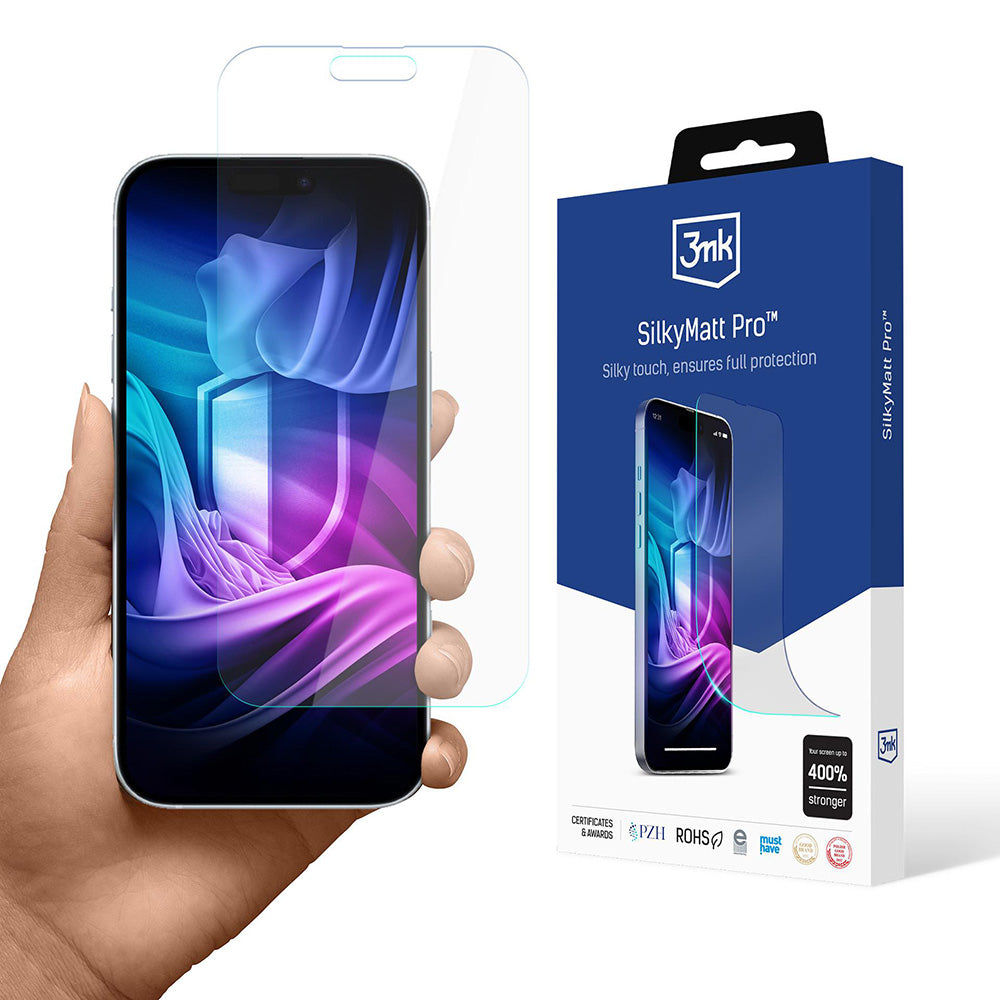Pellicola Protettiva Schermo Matte 3MK Silky Pro per Apple iPhone 17 Pro Max, Plastica