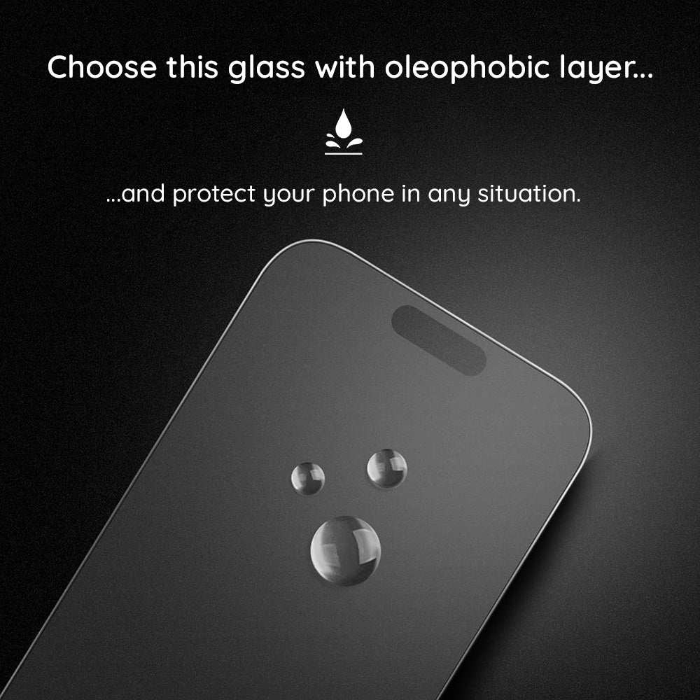 Pellicola protettiva per schermo Matte Lito HD Pro per Apple iPhone 16 Plus, Vetro Temperato, Full Glue, Nero