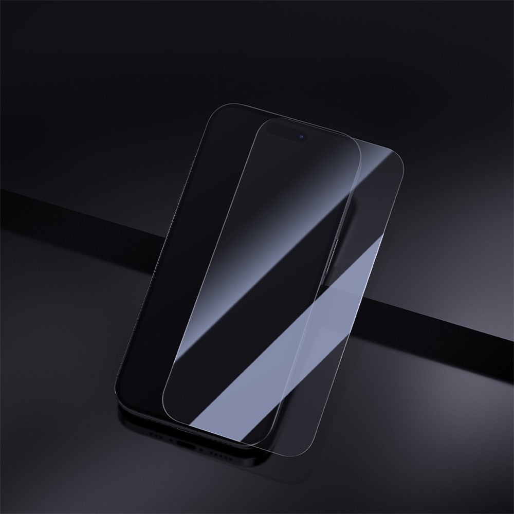 Pellicola protettiva per schermo Nillkin H+ Pro con applicatore per Apple iPhone 16 Pro Max, vetro temperato, adesivo completo