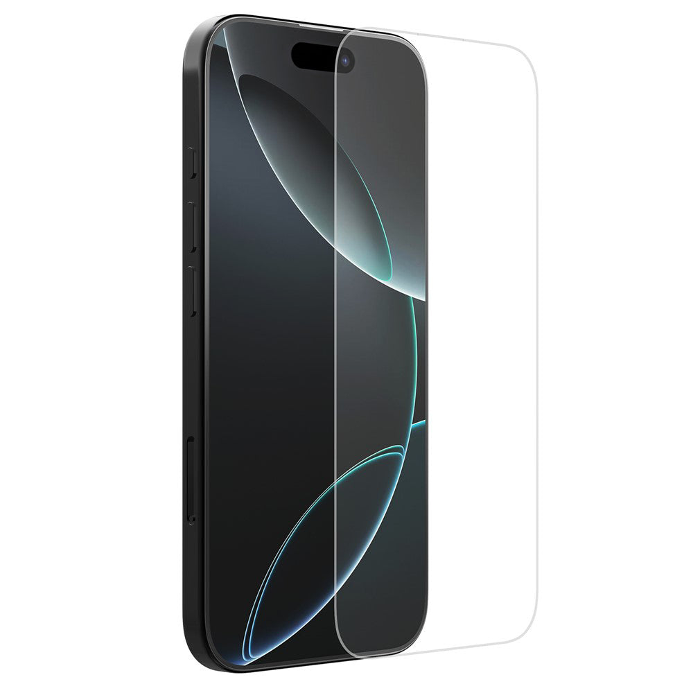 Pellicola protettiva per schermo Nillkin H+ Pro con applicatore per Apple iPhone 16, vetro temperato, adesivo completo