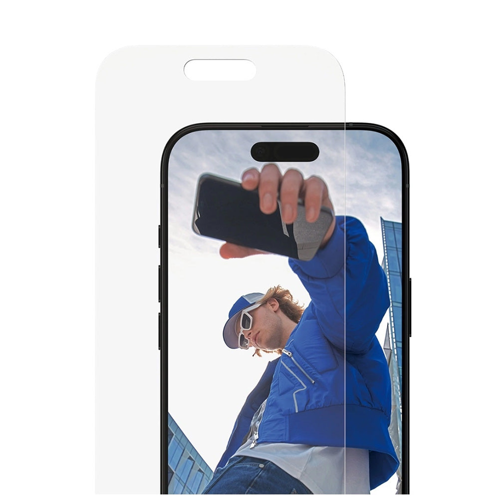 Pellicola protettiva Schermo PanzerGlass Classic Fit EasyAligner per Apple iPhone 17 Air, Vetro Temperato, Full Glue