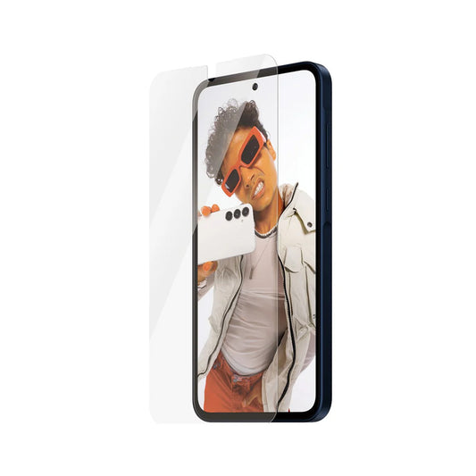 Pellicola Protettiva Schermo PanzerGlass Safe. Ultra-Wide Fit EasyAligner per Samsung Galaxy A36 A366, Vetro Temperato, Full Glue