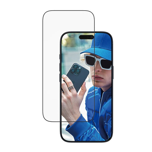 Pellicola protettiva Schermo PanzerGlass Ultra-Wide Fit EasyAligner per Apple iPhone 17 Pro, Vetro Temperato, Full Glue, Nera