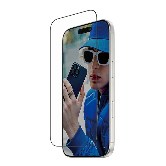 Pellicola Protettiva Schermo PanzerGlass Ultra-Wide Fit Fastfit per Apple iPhone 17 Pro, Vetro Temperato, Full Glue, Nera