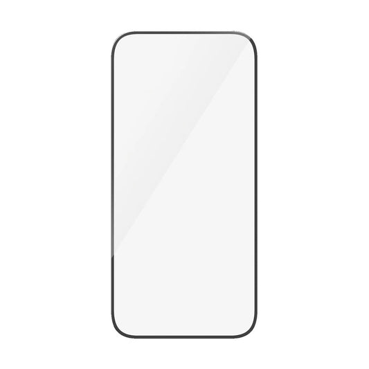Pellicola Protettiva Schermo PanzerGlass Ultra-Wide Fit per Apple iPhone 16 Plus / 15 Plus, Vetro Temperato, Full Glue, Nera