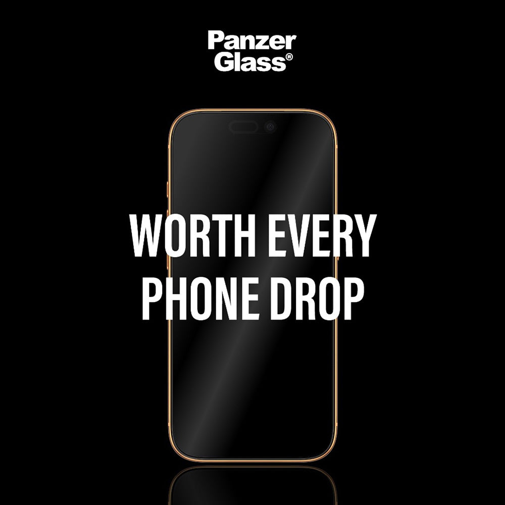 Pellicola protettiva Schermo PanzerGlass Ultra-Wide Fit Stealth Fastfit per Apple iPhone 17 Pro, Vetro Temperato, Full Glue, Nera
