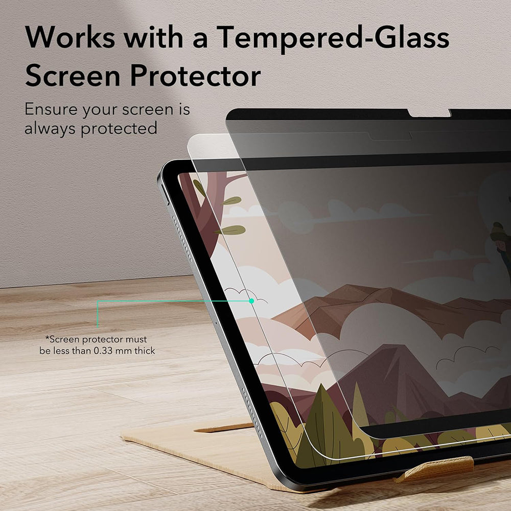 Foglio di protezione Schermo Privacy ESR Magnetic per Apple iPad Pro 13 (2024), Plastica