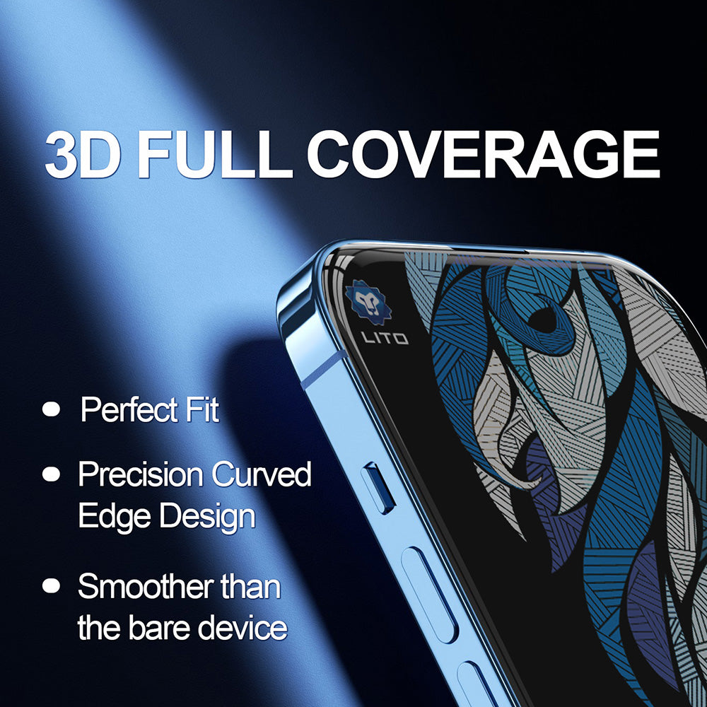 Pellicola Protettiva Schermo Privacy Lito D+ Max 4K per Apple iPhone 17 Air, Vetro Temperato, Full Glue