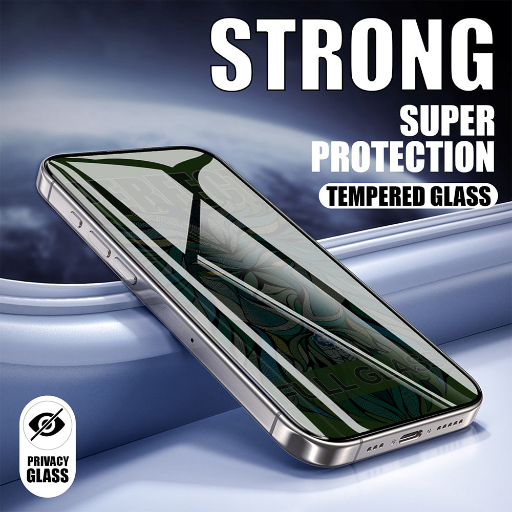 Pellicola Protettiva Schermo Privacy Lito D+ Max Strong per Apple iPhone 17 / 16 Pro, Vetro Temperato, Full Glue