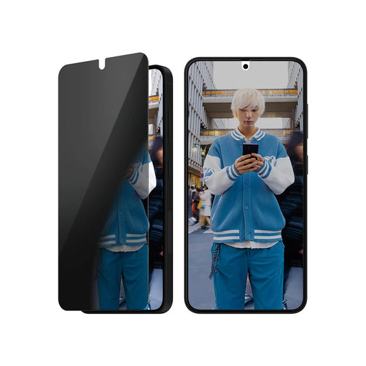 Pellicola Protettiva Schermo Privacy PanzerGlass Ultra-Wide Fit per Samsung Galaxy S25 S931 / S24 S921, Vetro Temperato, Full Glue