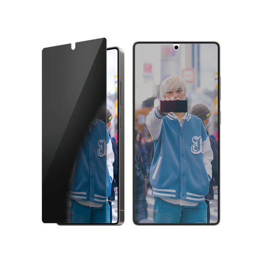 Pellicola Protettiva Schermo Privacy PanzerGlass Ultra-Wide Fit per Samsung Galaxy S25 Ultra S938, Vetro Temperato, Full Glue