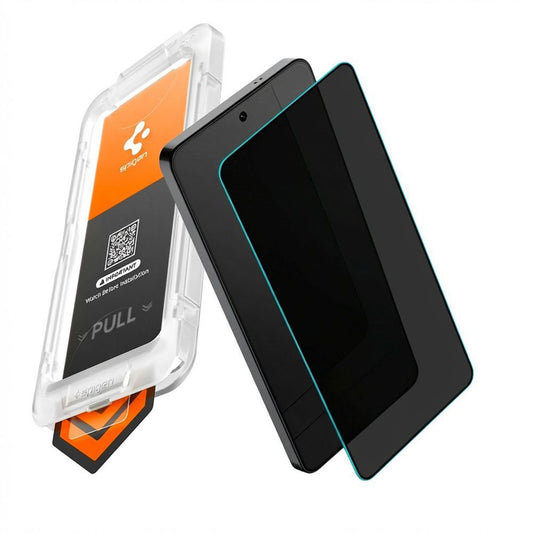 Pellicola Protettiva Privacy Spigen GlastR EZ FIT Pro HD per Samsung Galaxy S26 Plus S947, Vetro Temperato, Full Glue AGL11087