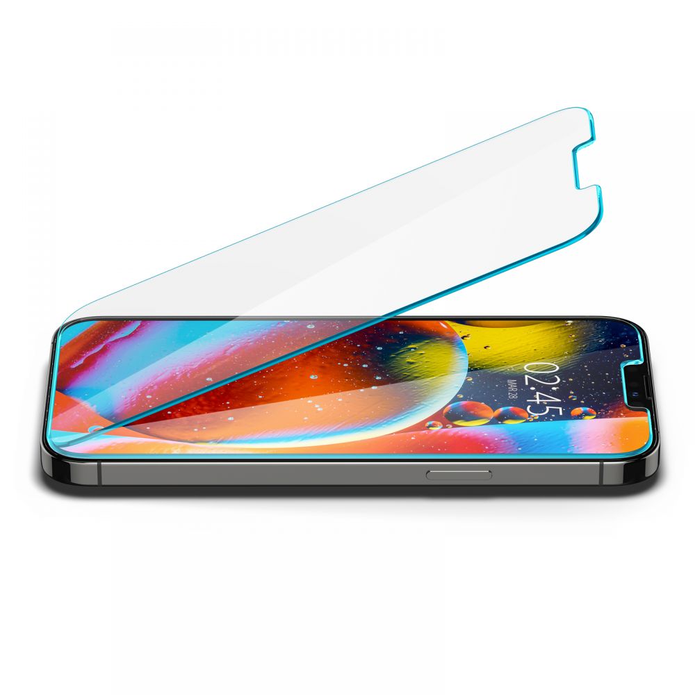 Pellicola Protettiva Schermo Spigen GlastR Slim per Apple iPhone 14 Plus / 13 Pro Max, Vetro Temperato, Full Glue AGL03382